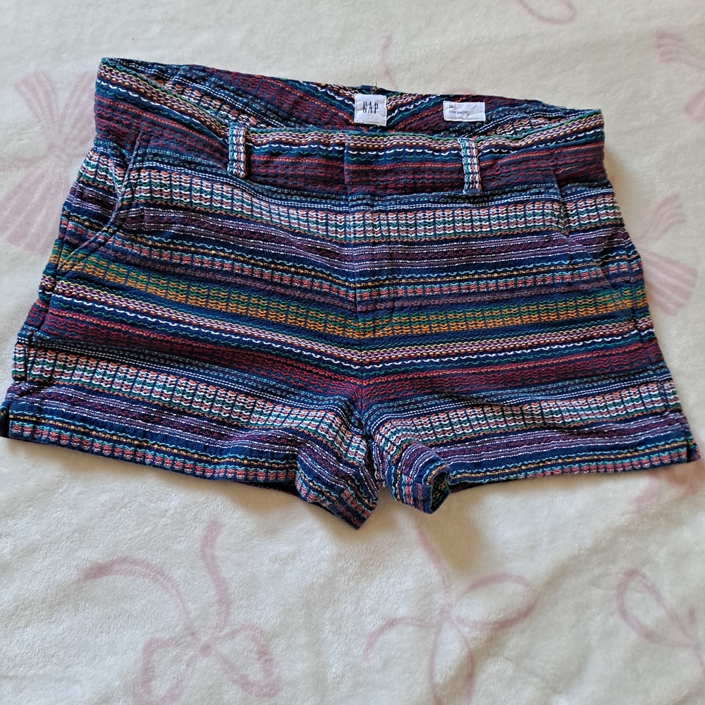 GAP Colorful Striped Women Shorts